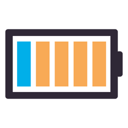 Battery flat icon Transparent PNG