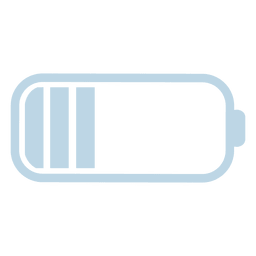 Ícone da linha de bateria Desenho PNG