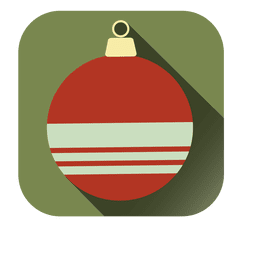 Ícone quadrado bauble Desenho PNG