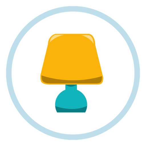 Schlafzimmer Lampe Symbol PNG-Design