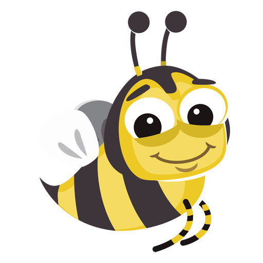 Bienen-Cartoon-Fehler PNG-Design