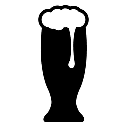 Bierglas PNG-Design