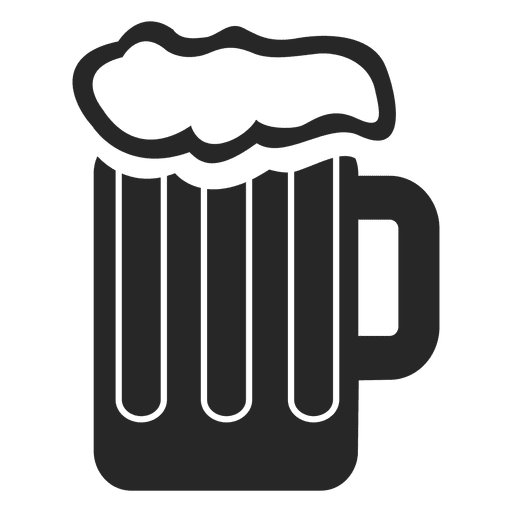 Icono de jarra de cerveza Diseño PNG