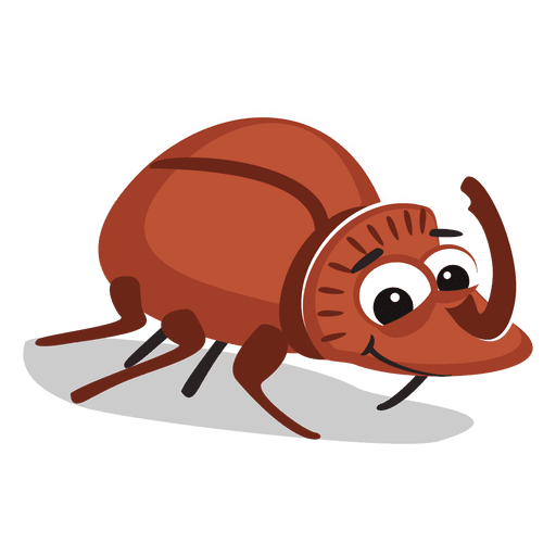 Dibujos animados de escarabajo Diseño PNG