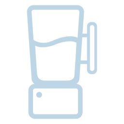 Icono de línea de máquina licuadora Diseño PNG Transparent PNG