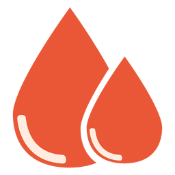 Ícone de gotas de sangue Desenho PNG