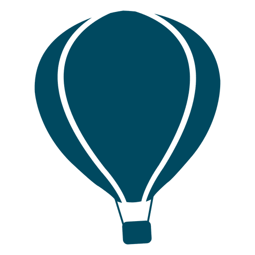 Blue airballoon PNG Design