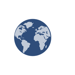 Blue earth globe Blue earth globe