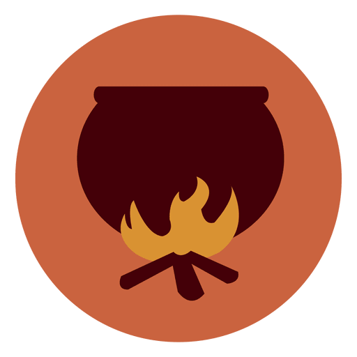 Boiling pot circle icon 1 PNG Design