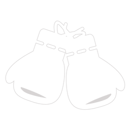 Boxing gloves icon PNG Design