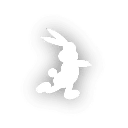 Download Bunny easter walking - Transparent PNG & SVG vector file