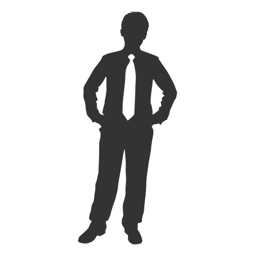 Businessman standing casual PNG Design