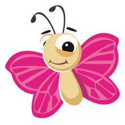 Butterfly Cartoon PNG & SVG Design For T-Shirts