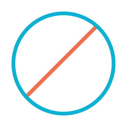 Icono de cierre de botón colorido Diseño PNG