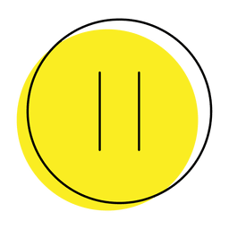 Ícone de botão de pausa