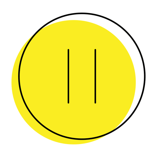 Button pause icon PNG Design