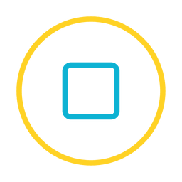 Button stop icon PNG Design