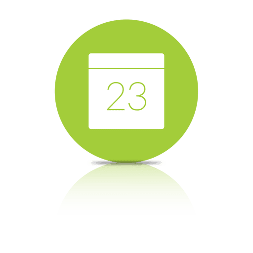 Calendar shadow icon PNG Design