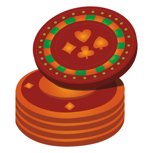 Icono de monedas de casino