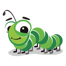 Centipede cartoon PNG Design