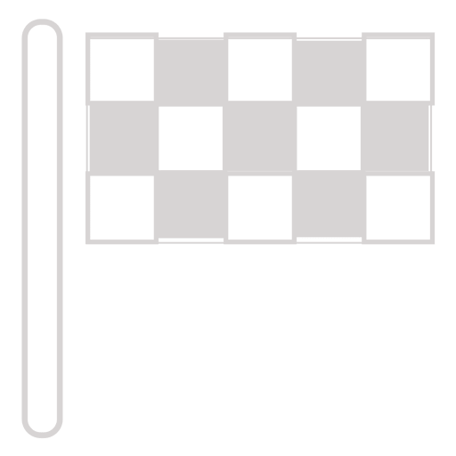 Bandera de carreras a cuadros Diseño PNG
