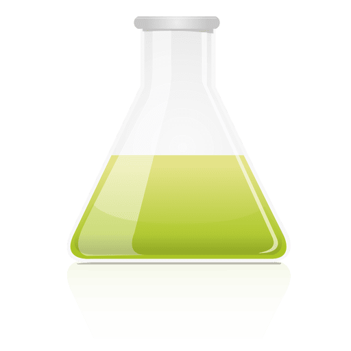 Chemical flask PNG Design
