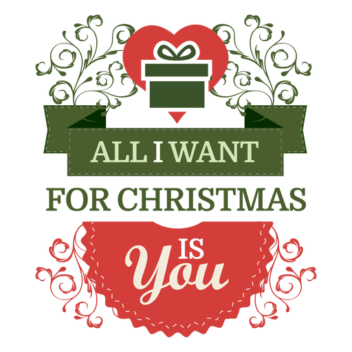 Christmas badge decoration PNG Design