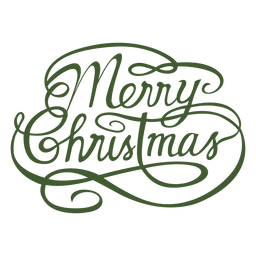 Etiqueta de caligrafia de natal Desenho PNG