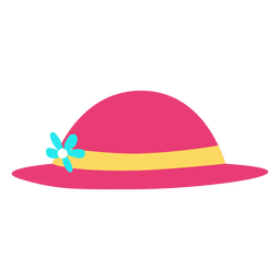 Flat Hat Illustration Or Icon PNG & SVG Design For T-Shirts