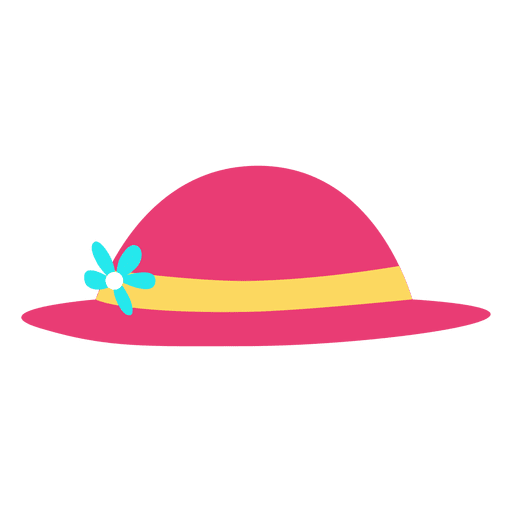 Flat hat illustration or icon PNG Design