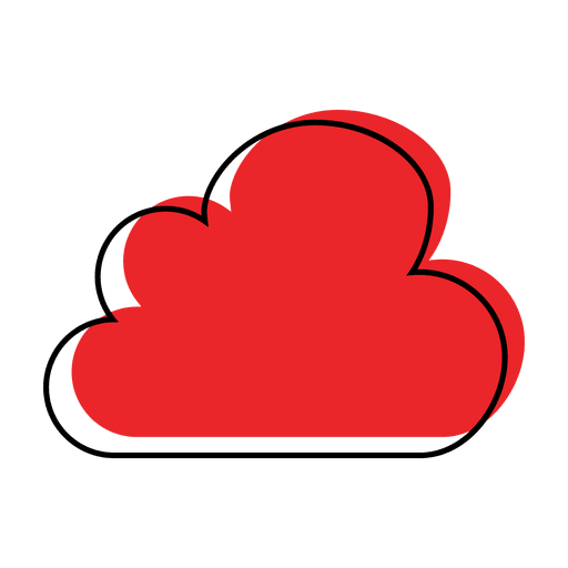 Ícone de arquivos em nuvem Desenho PNG