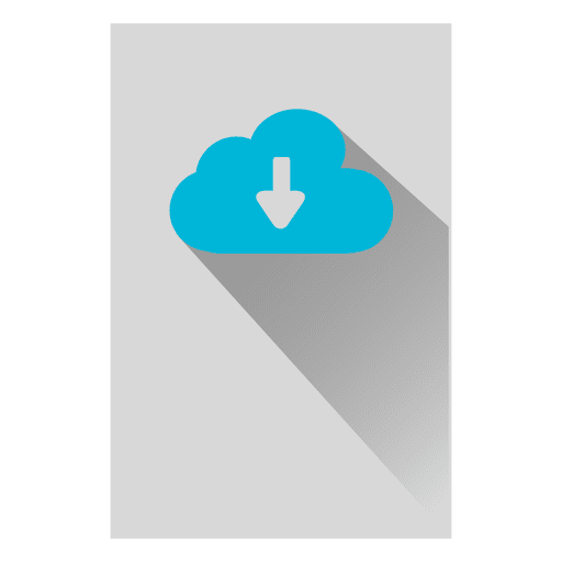 Icono cuadrado de almacenamiento en la nube Diseño PNG