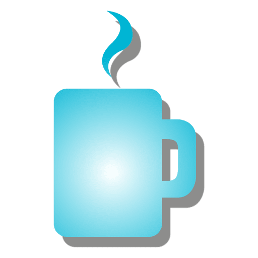 Coffee mug icon PNG Design