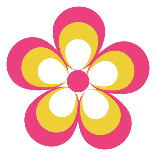 Icono De Flor De Colores 4 Descargar Png Svg Transparente