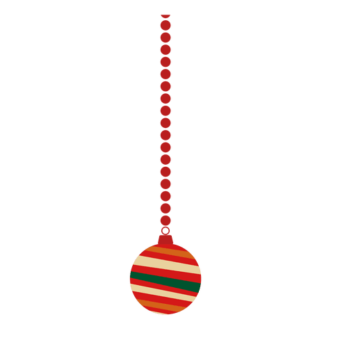 Colorful stripes bauble