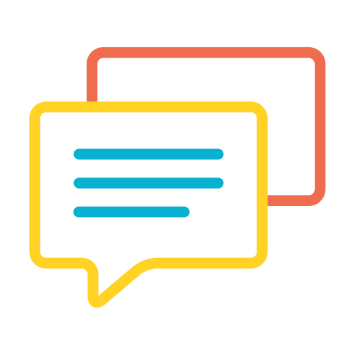 Conversation message icon PNG Design