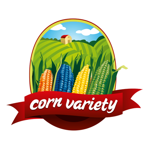 Logo der Maissorte PNG-Design