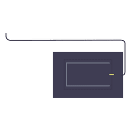 Cpu flat icon PNG Design