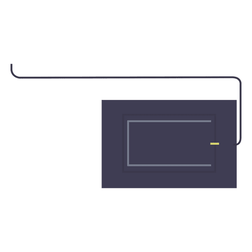 CPU flaches Symbol PNG-Design