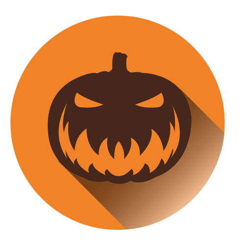 Creepy Pumpkin Round Icon Transparent Png Svg Vector File