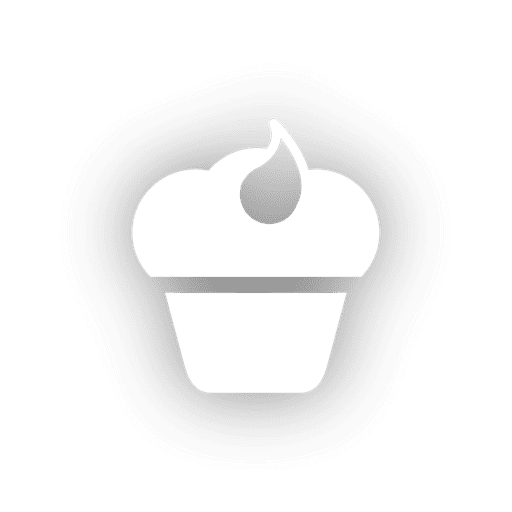 Cupcake-Symbol PNG-Design