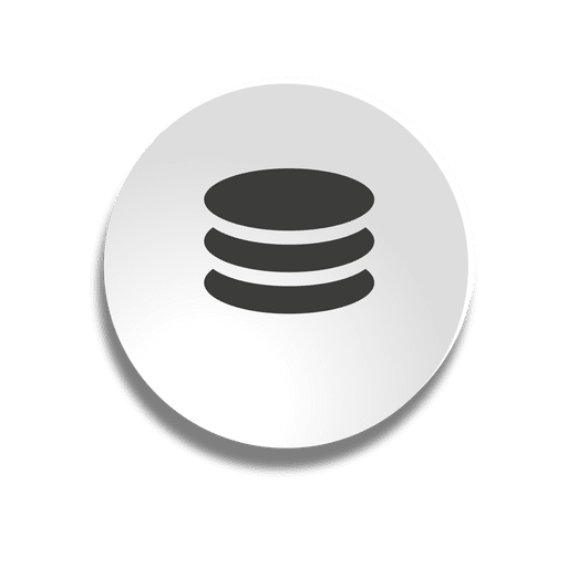 Datenbankblasen-Symbol PNG-Design