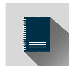 Icono cuadrado de diario Diseño PNG