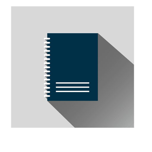 Tagebuch quadratisches Symbol PNG-Design