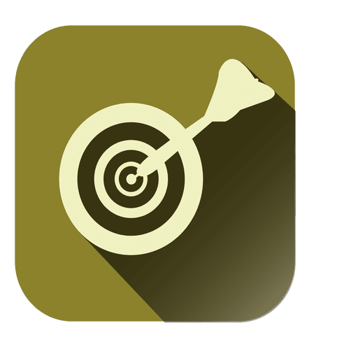Dirtboard target square icon PNG Design