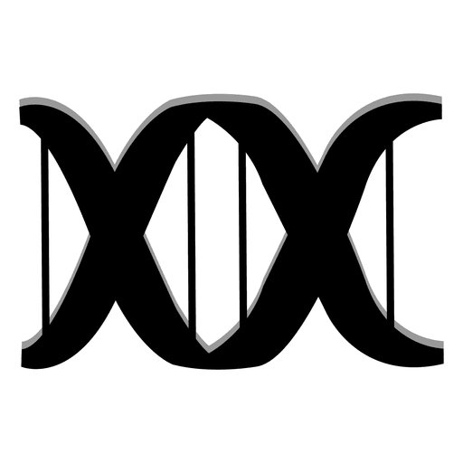 Logotipo de laboratorio de adn Diseño PNG