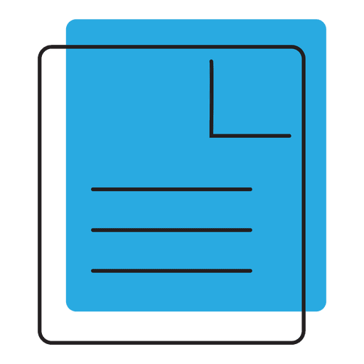 Icono de archivo de documento Diseño PNG