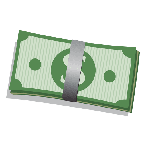 Dollar bill bundle - Transparent PNG SVG vector file