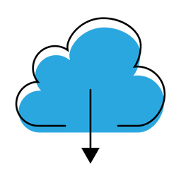 Cloud-Symbol herunterladen PNG-Design