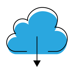 Download cloud icon PNG Design Transparent PNG